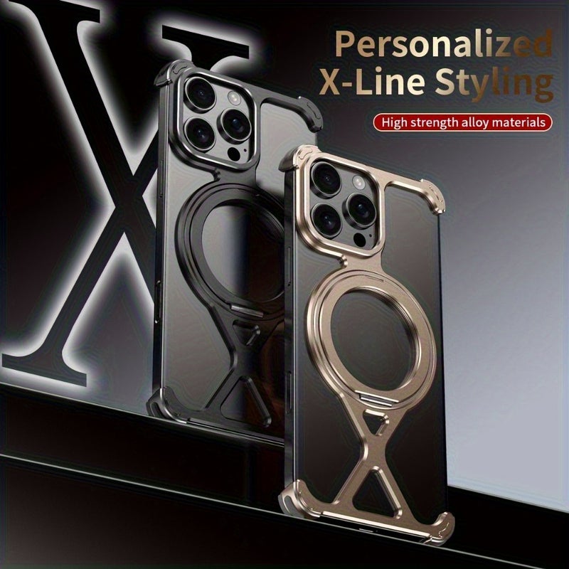غطاء حامل مغناطيسي دوّار متعدد الألوان 2 لهاتف iPhone 16 Pro Max - Image 4